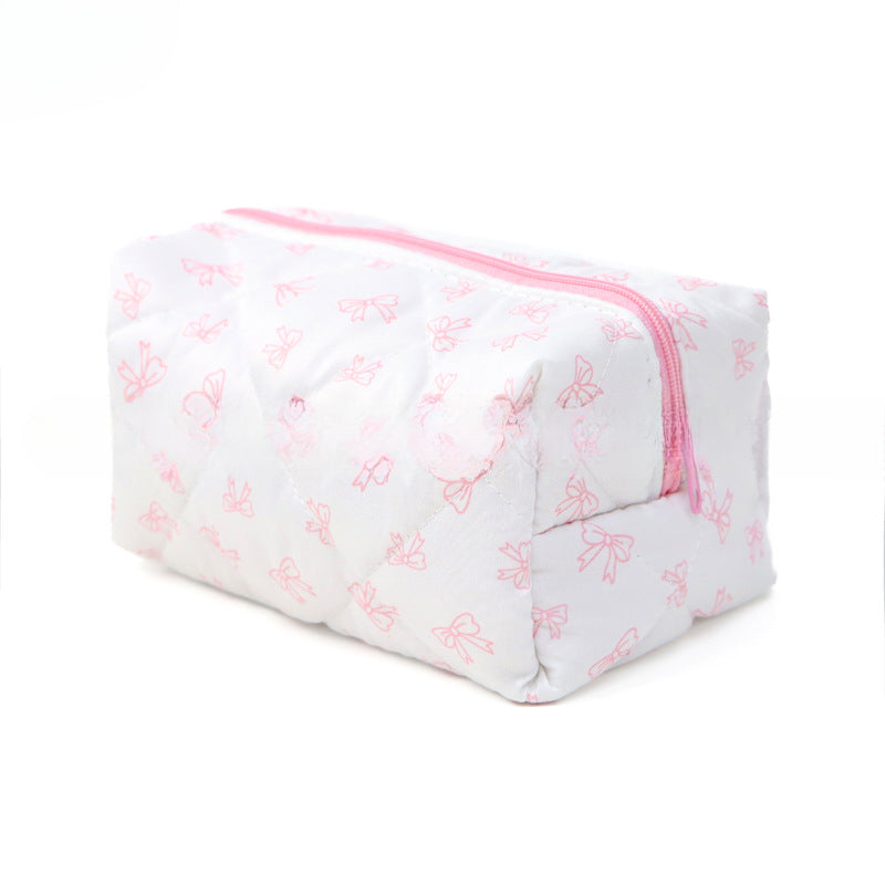 Wholesale Small Fresh Floral Makeup Large Capacity Storage Bag